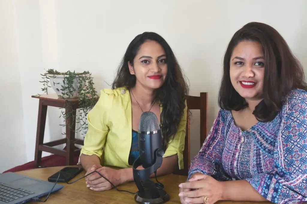 Period Kaa Kura podcast hosts Shristi Kafle and Priyanka Budhathoki