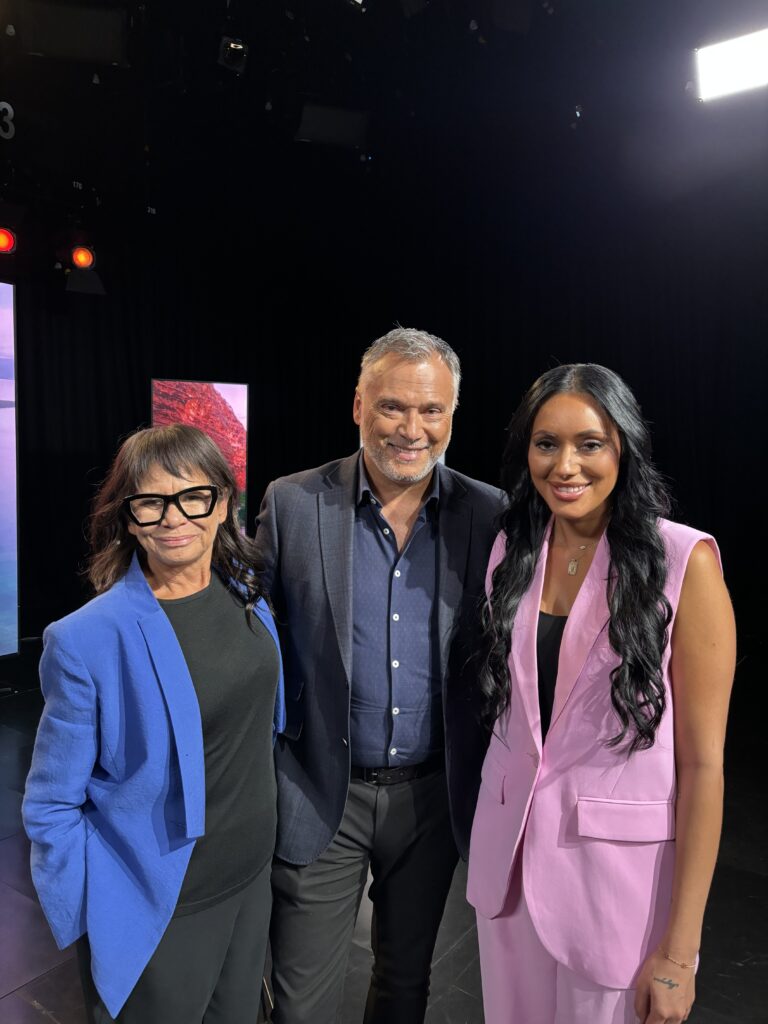 Aunty Rhoda Roberts AO, Stan Grant Jnr and Lowanna Grant